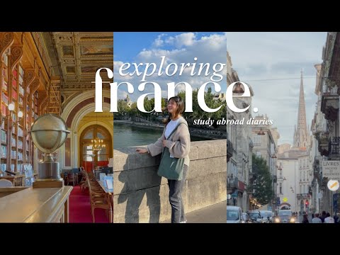 Paris vlog: starting classes, exploring France & making friends | study abroad diaries 3