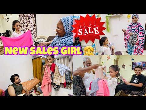 New Sales Girl 👧 🛍️| Loot Liya Sale Girl ko |Chep Rate Main Kiya Aayat Ne Sale Sare Kapde |