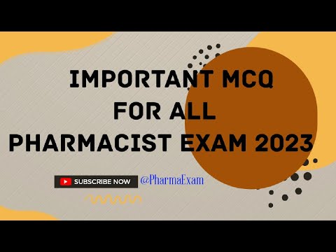 Important MCQs series for all Pharmacist exam 2023||#hssc #aiims #hsscpharmacistexamprepration