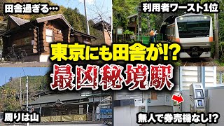 【秘境駅の路線】東京に秘境駅!? 東京の秘境駅だらけの路線がヤバすぎた…【ゆっくり解説】#鉄道 #電車 #ゆっくり解説