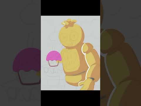 Chica Is Coming For You // FNAF Timelapse #digitalart #fnafchica