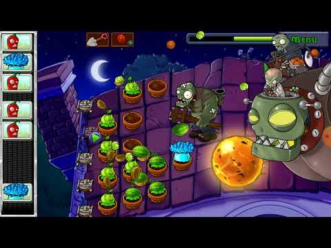 Przechodzę poziom ZOMboss PLANTS VS. ZOMBIES