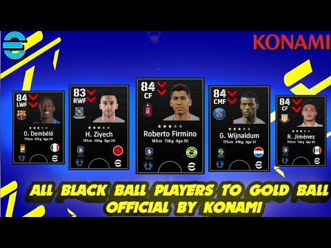 efootball22 - OFFICIAL upgraded players ratings 🔥🔥 black to Gold upgrades 😱 FT t.werner & ziyech