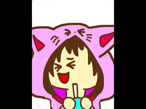 ちろぴのぷちアニメ☆ちろるが笑わせたら…ぴのが牛乳ブー‼️🥛#shorts