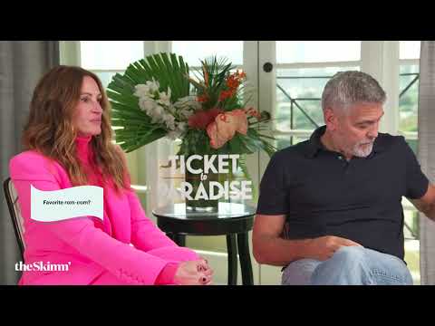 Sharing Sandwiches? George Clooney & Julia Roberts Spill "Ticket" Tea