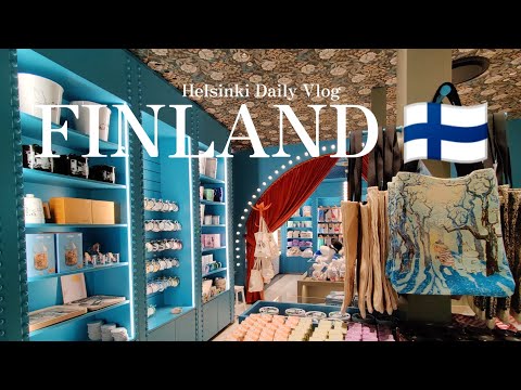 Shopping at the Moomin Shop in Finland [vlog] Chanterelle pasta/kimchi and boiled egg bowl.