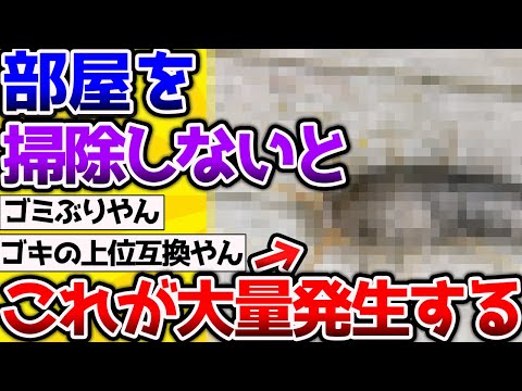 【2ch動物スレ】気を付けろ！部屋を掃除しないと「コイツ」が大量発生するぞ。。。→ゴキブリより強いかもしれん。#昆虫 #生き物