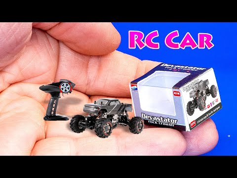 Mini RC Car Rock Crawler Remote Control Car box for DollHouse