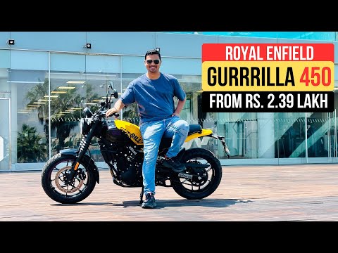 Royal Enfield Guerrilla 450 LAUNCHED from Rs. 2.39 Lakh 🔥🔥🔥