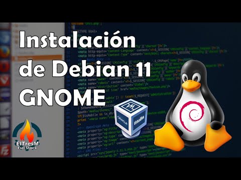 Instalar Debian 11 GNOME en VirtualBox