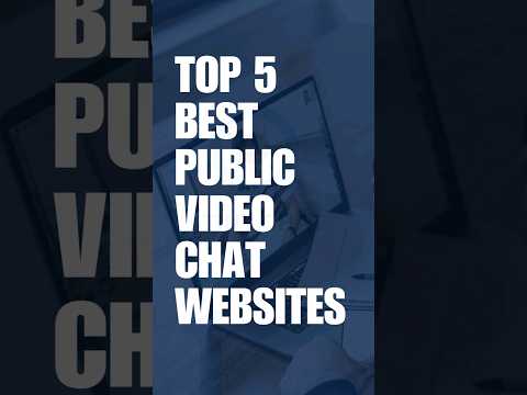 5 Best Video Chat Website 2024 | Like Omegle #videochat #publicvideochat