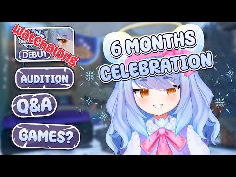 【6 MONTH ANNIV CELEBRATION 】Cringing At My Debut, Showing My Audition Video, Q&A And Gaming【VAllure】