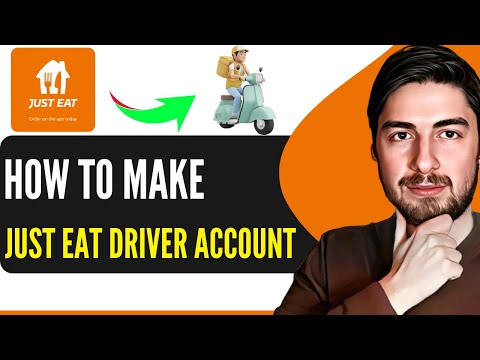 How To Make Just Eat Driver Account (Step-By-Step)