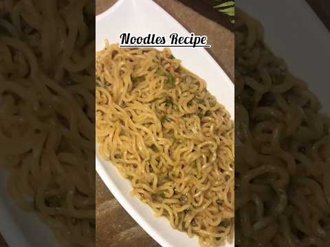 Spicy Noodles Recipe || Homemade Noodles Recipe #shorts #short #trendingshorts #noodles #recipe