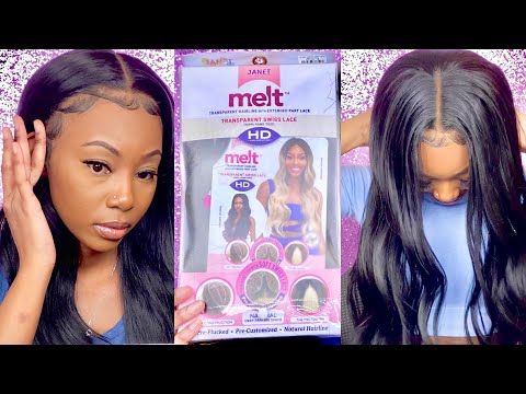 THE BEST AFFORDABLE SYNTHETIC LACE FR0NT WIG ? JANET COLLECTION MELT BSS HD LACE FRONT WIG REVIEW