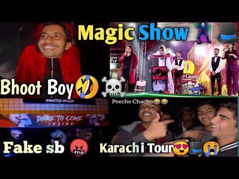 Bhoot Bangla In Karachi☠️👺 | Magic Show Port Grand Karachi 🎩 | Karachi Tour | Part 4 | Kashan Dal