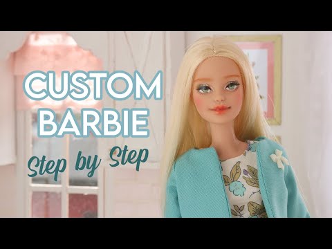 Ooak custom BARBIE  doll by Nerea Pozo  Custom repaint doll