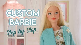 Ooak custom BARBIE  doll by Nerea Pozo  Custom repaint doll