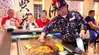 Best Teppanyaki Cooking Show onboard Costa Smeralda 4K