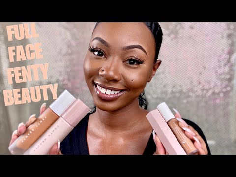 GRWM | FULL FACE USING RIHANNA FENTY BEAUTY 😍