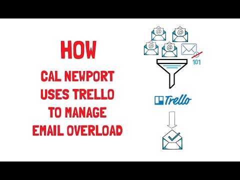 How Cal Newport manages his email overload with Trello