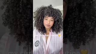 My curly hair routine!! #curlroutine #curlyhairstyling #curlyhair