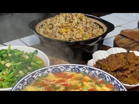 how to make eggs ricepe And rice chinese food spicy chicken