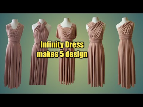 Make 5 design in 1 Dress