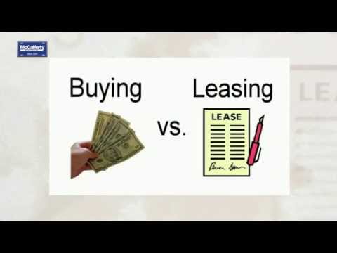 Buying Vs. Leasing