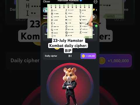 23-July Hamster Kombat daily cipher | Listing soon #airdrops #hamsterkombat