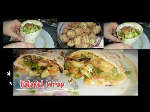 Falafel Wrap 🌯| How to make a Falafel Sandwich Arabic Style| طريقة لعمل فلافل سندويش | @Honey's Vlog