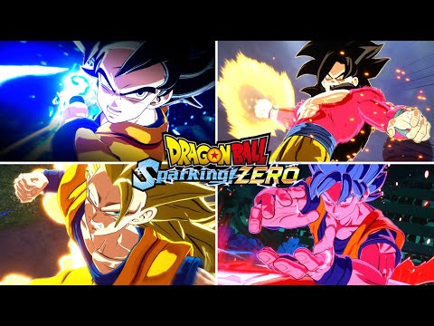 Goku's All Supers, Ultimates, Skills & Transformations - Dragon Ball Sparking! ZERO