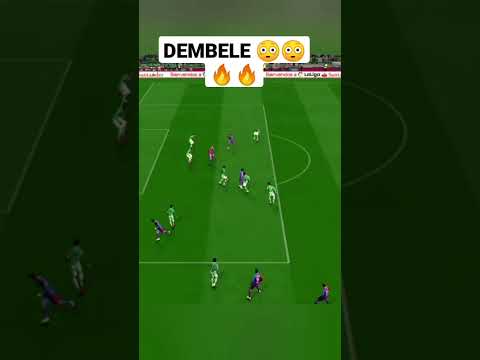 Dembele turns into prime Messi 😳😳🔥🔥 #shorts #skills #efootball