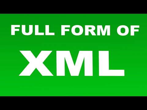 Full Form of XML | What is XML Full Form | XML Abbreviation