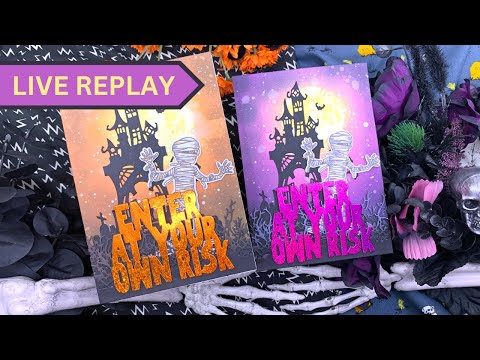 🟣LIVE REPLAY! Enter At Your Own Risk Cards | Picket Fence Studios