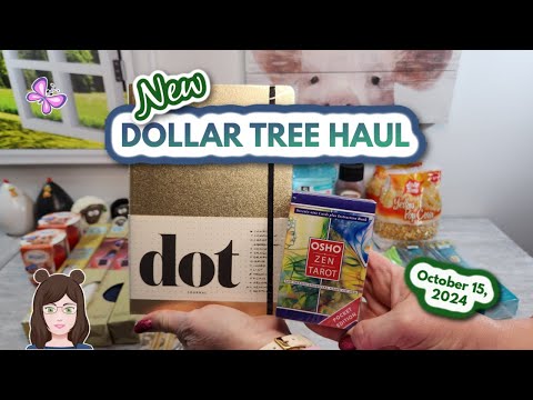 Awesome NEW DOLLAR TREE HAUL!  Amazing Finds!! Everything was $1.25 October 15, 2024