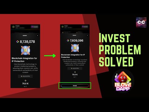 Blove D App Invest Problem Solved #blovedapp