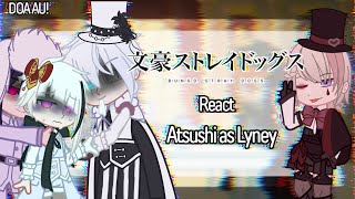 BSD React to Atsushi as Lyney [DOA AU!]