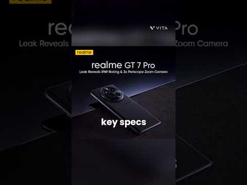 Realme GT 7Pro Leak:Key specs Unveiled!"#shorts #trending #realmegt7pro #realmegtseries #realmeindia