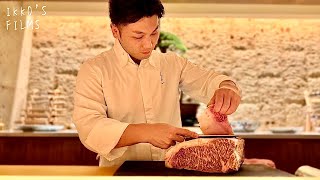 最高峰神戸牛と旬の素材を使った極上の日本料理【まとい 銀座】【肉割烹⑧】