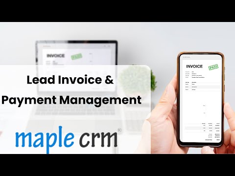 Generate invoices for lead payments and manage installments