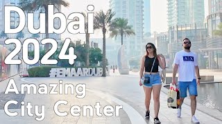 Dubai [4K] Amazing Dubai City, City Center, Downtown Dubai Walking Tour 🇦🇪