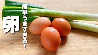 【ネギ卵の簡単レシピ】炒めるだけ！驚くほどうまい