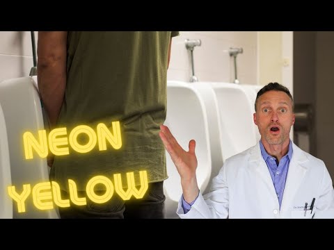 Neon yellow pee after taking supplements - EXPLAINED