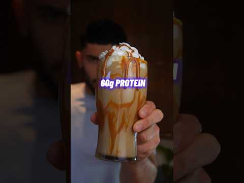 HIGH PROTEIN CARAMEL FRAPPE 💪🧋