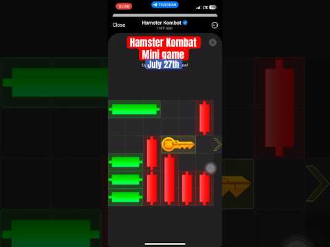 July 27 - Hamster Kombat mini game puzzle unlocked