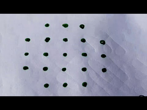 Dot's Rangoli With 5×3 Dots ||easy and simple rangoli design