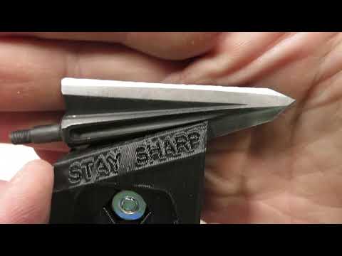 Cutthroat Broadhead sharpening (Improved method)