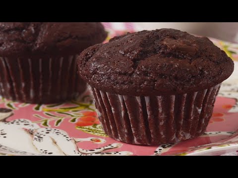 Chocolate Yogurt Muffins Recipe Demonstration - Joyofbaking.com