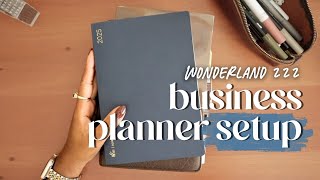 2025 Business Planner Setup | Wonderland 222